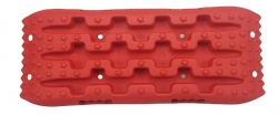 Compact Heavy-Duty Off-Road Recovery Tracks, 10-ton in Red