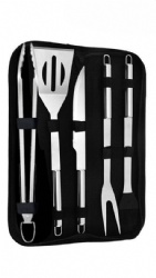 5-Piece Grill Set with Storage Bag