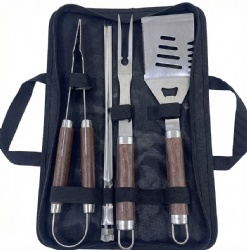 7-Piece BBQ Tool Set with Case