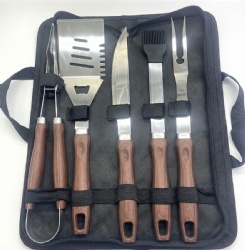 5-Piece BBQ Tool Set with Storage Bag
