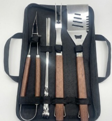 7-Piece BBQ Tool Set 410 Stainless Steel Grill Utensils Oxford Bag