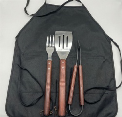 ChimeraFire BBQ Apron and 3 piece BBQ Set